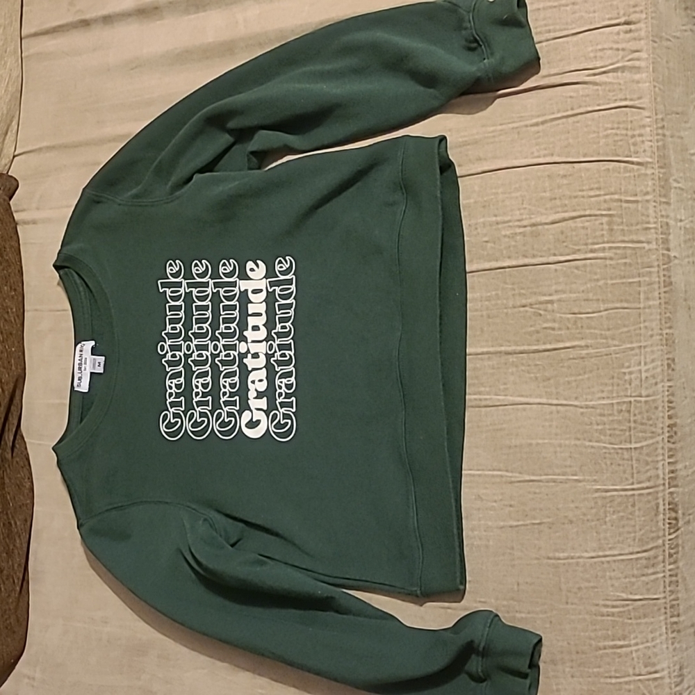 Girls gratitude sweater